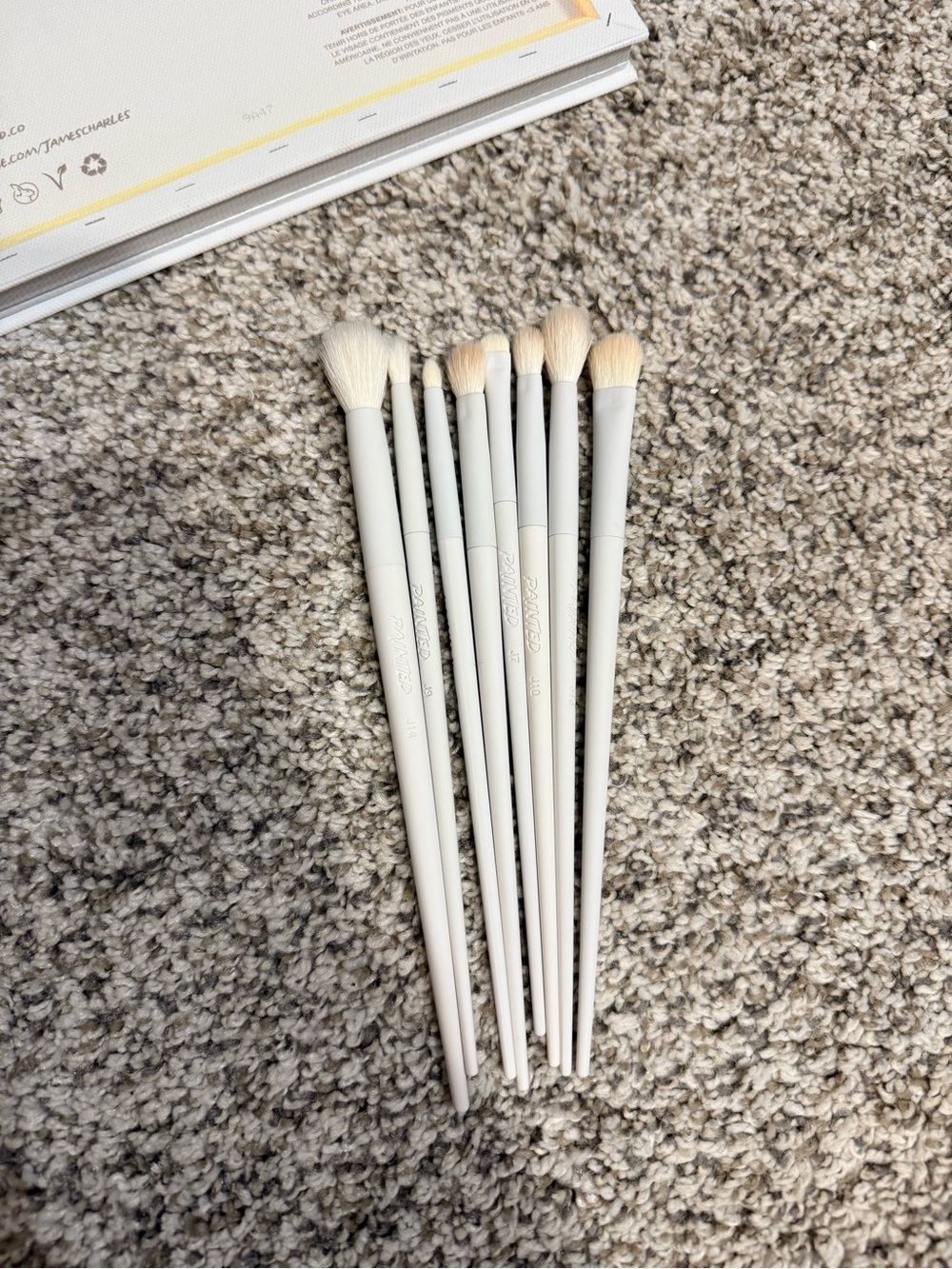 Painted eye brush set